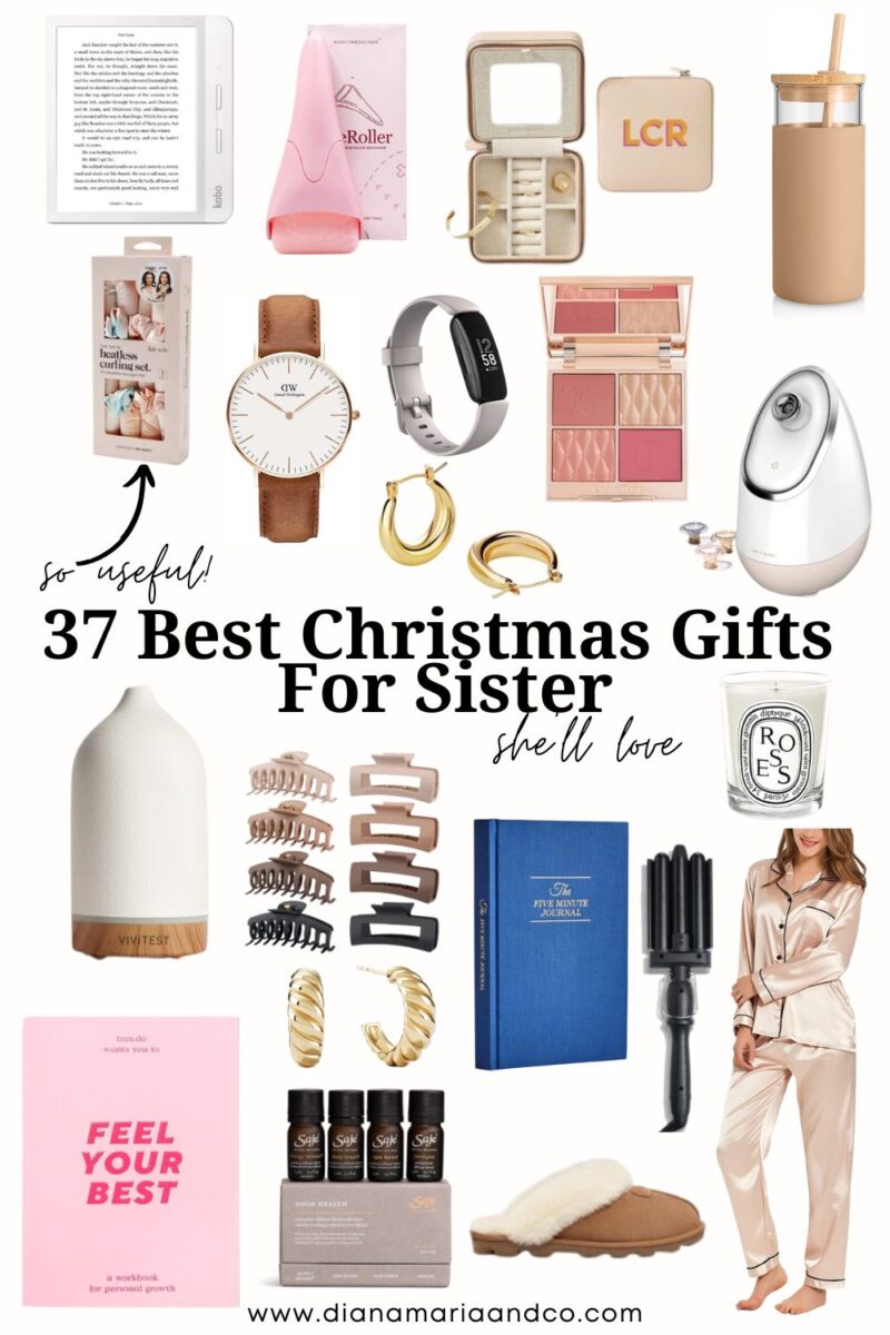 37 Cute Christmas Gifts For Sister She Will Truly Love Diana Maria & Co