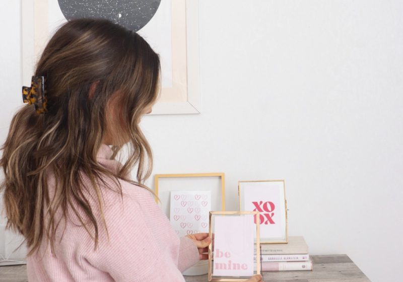 The Cutest Valentines Day Decor On A Budget + FREE Printables